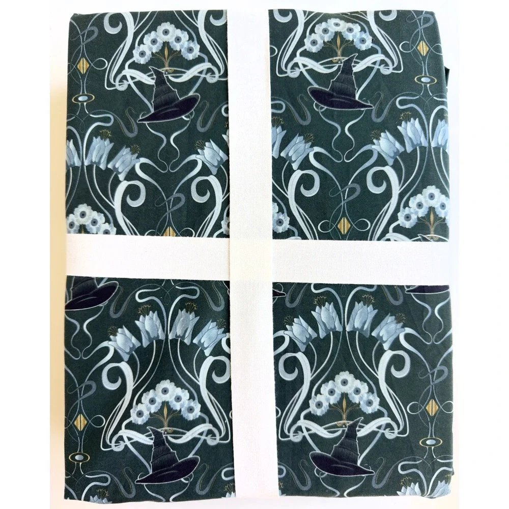 Pottery Barn Teen Wicked Elphaba Nouveau Organic Full Sheet Set NWT Retail $159